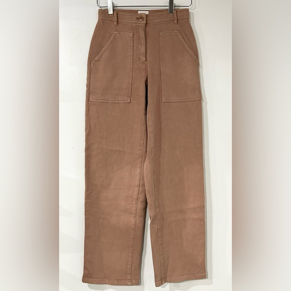 Aritzia‎ Wilfred Free Modern Utility Pant in Gold Camel 0